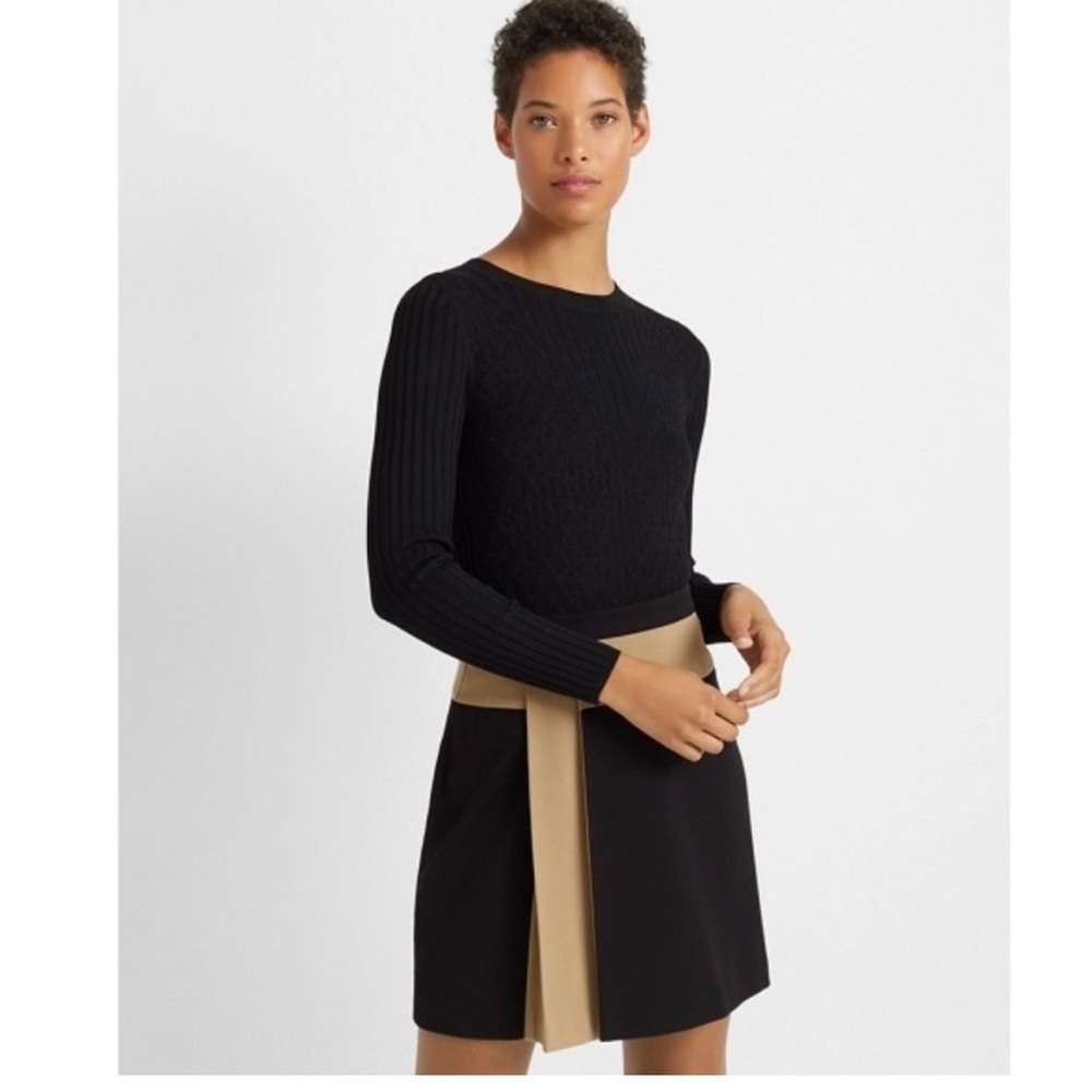 CLUB MONACO COLOR BLOCK MINI SKIRT